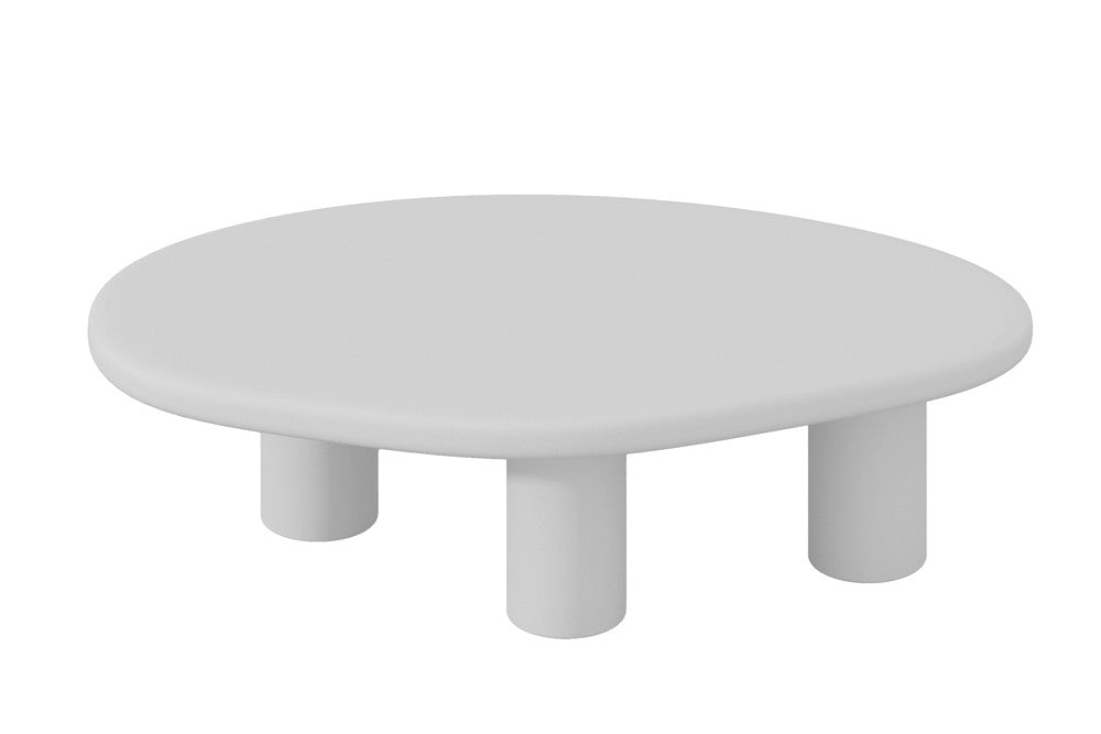 Coffee table 'Tavira' 120 cm Cement Ecru