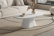 Coffee table 'Tavira' 120 cm Oval Cement Ecru
