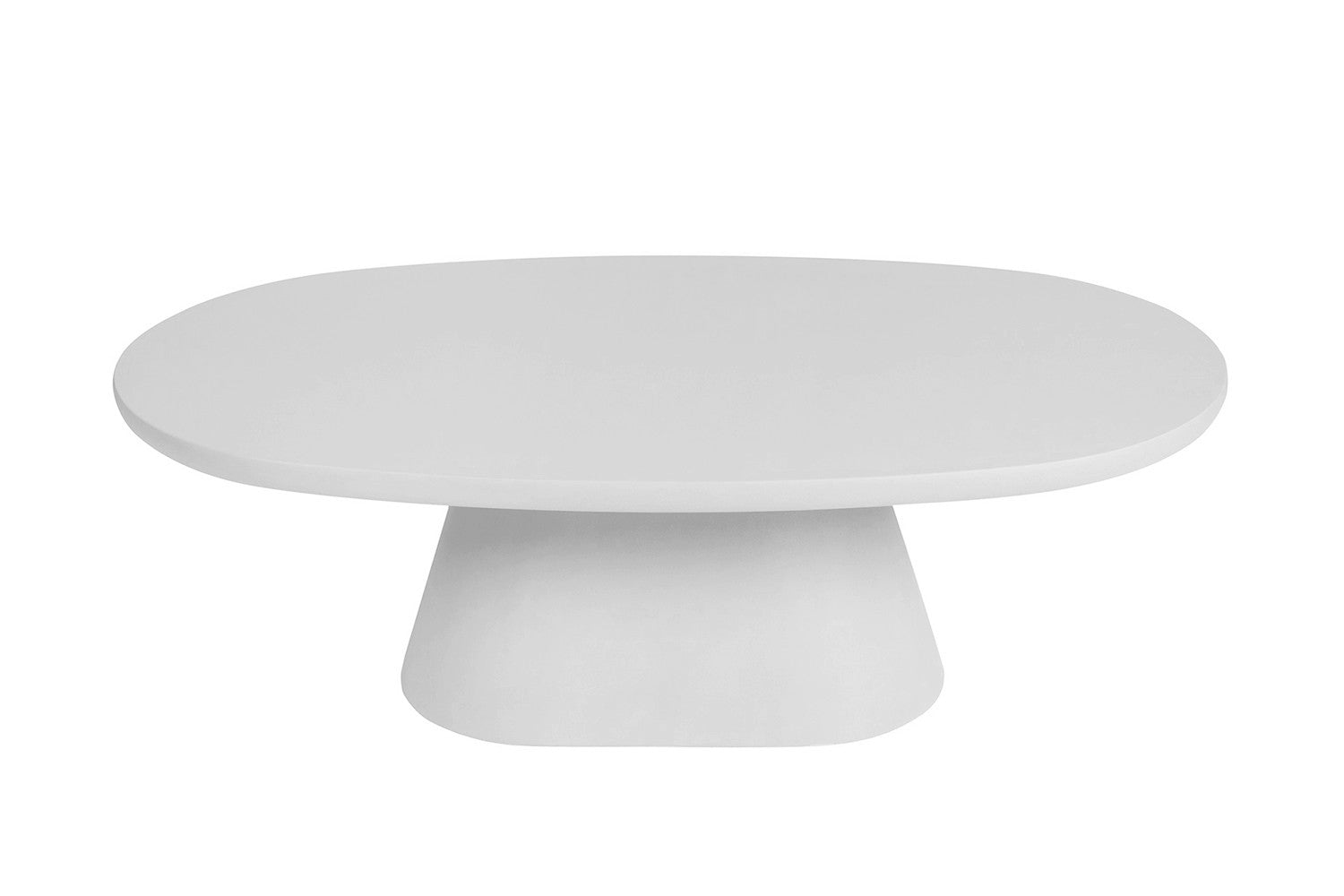 Coffee table 'Tavira' 120 cm Oval Cement Ecru