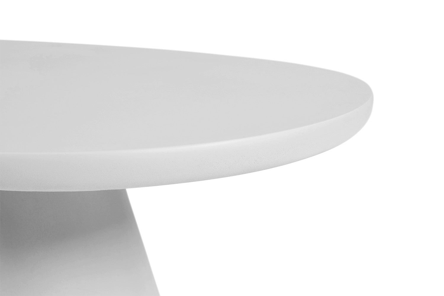 Coffee table 'Tavira' 120 cm Oval Cement Ecru