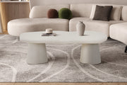 Coffee table 'Faro' 130 cm Organic Cement