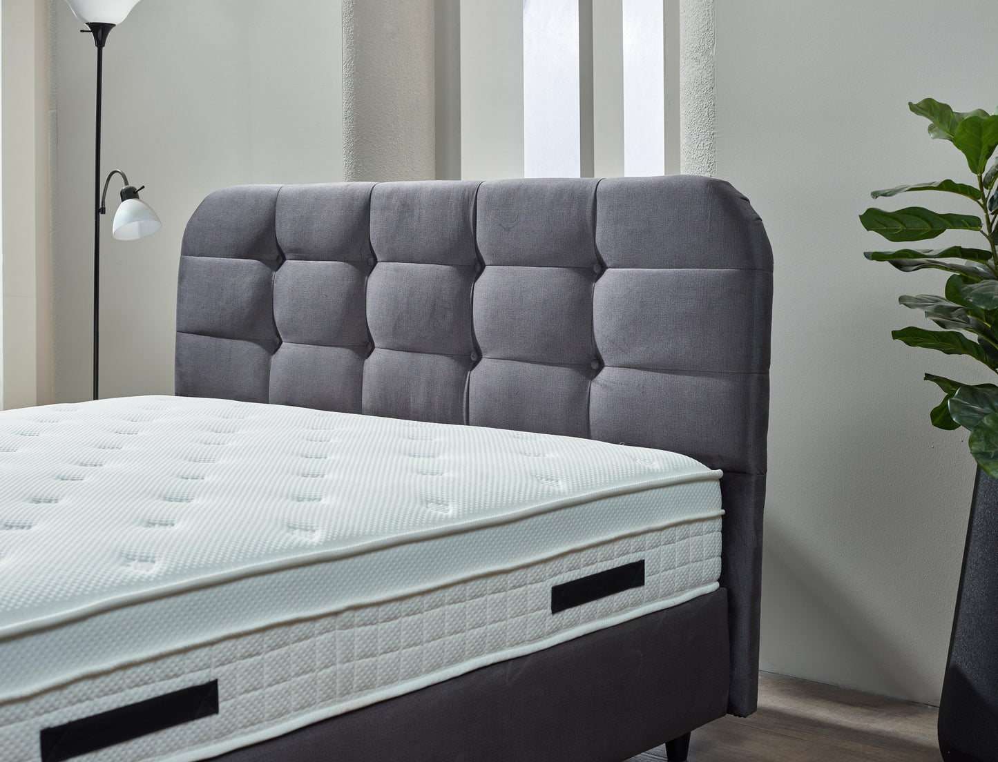 Opbergboxspring Rondo Velvet Antraciet 180x200