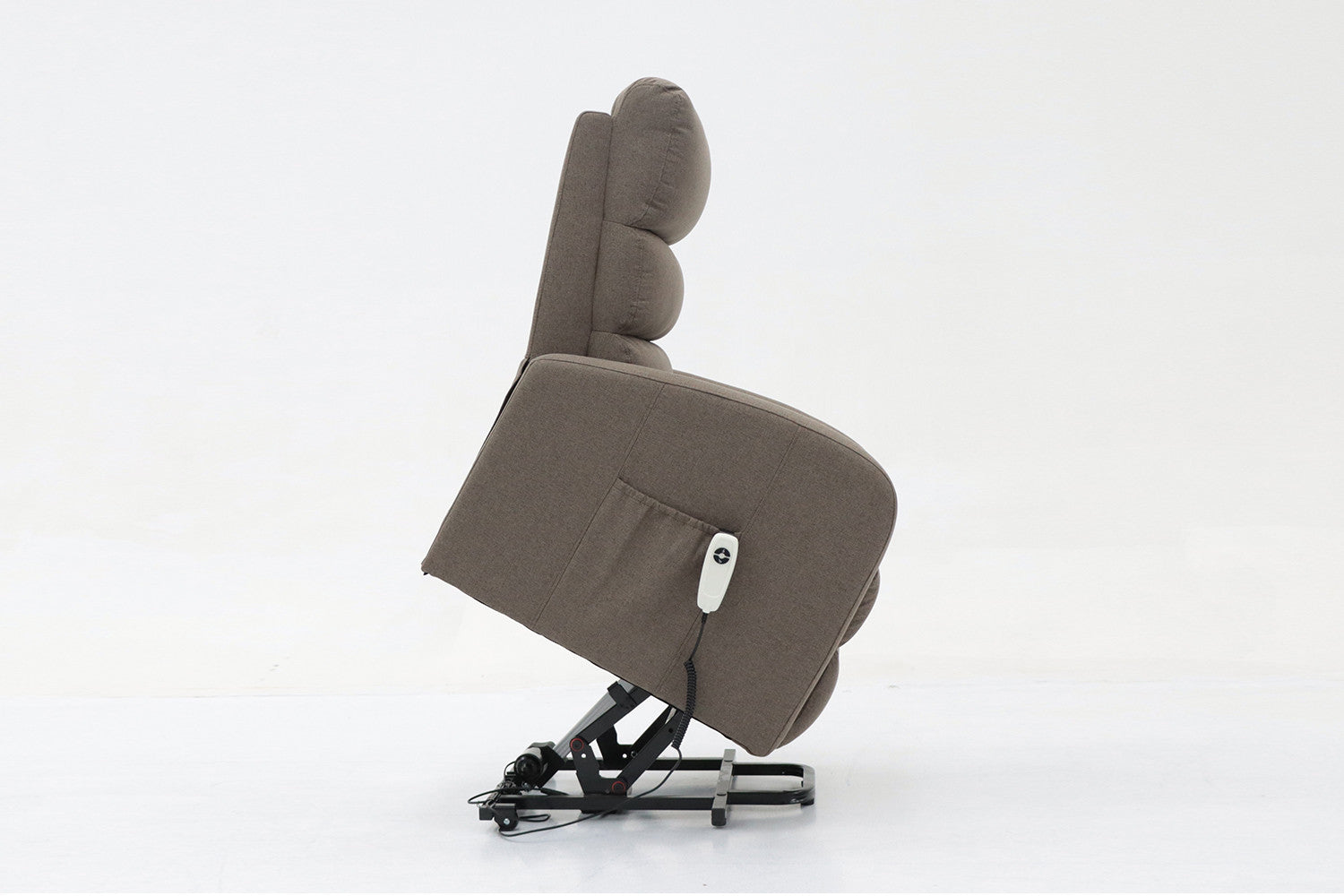 Electric relax with lift 'Bruges' Fabric Taupe
