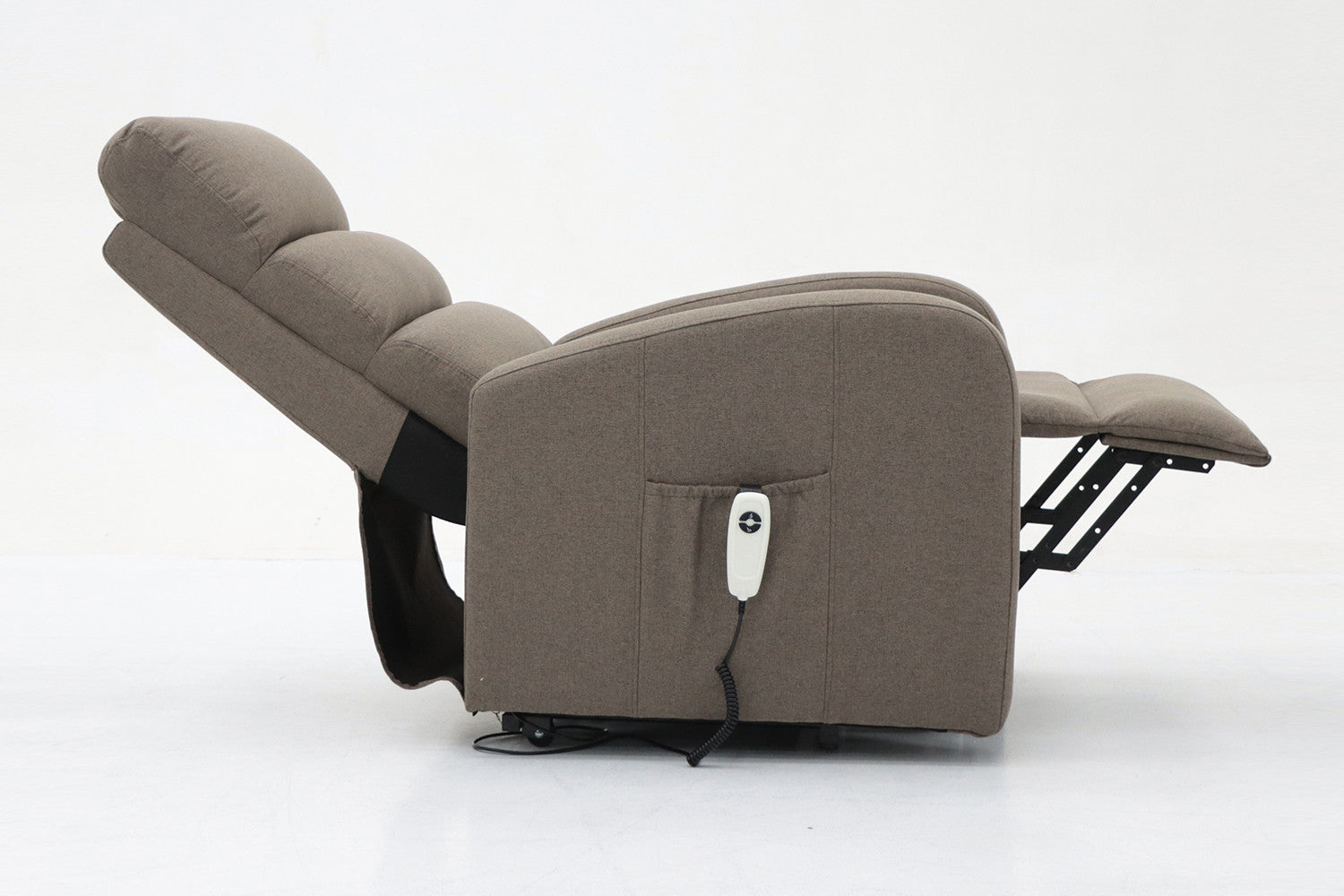 Electric relax with lift 'Bruges' Fabric Taupe