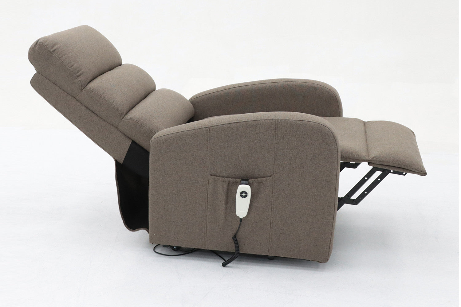 Electric relax with lift 'Bruges' Fabric Taupe