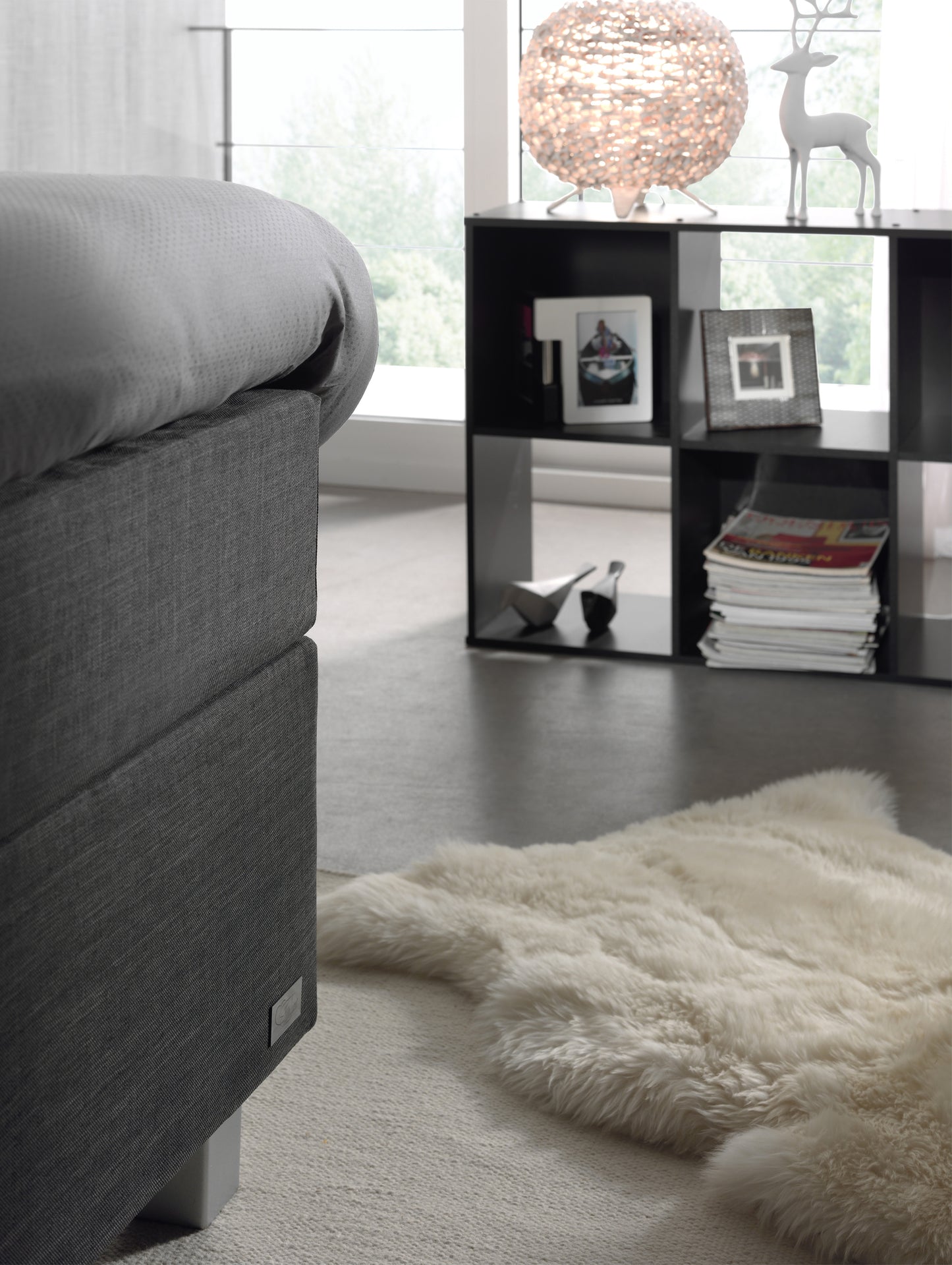 Boxspring Gustavo Antraciet 180x200