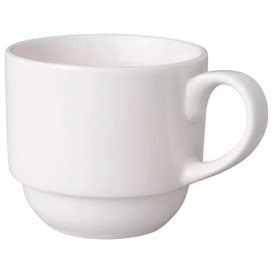 Mammoet Koffiekop Breed Budgetline 20 cl Wit 6 stuk(s)