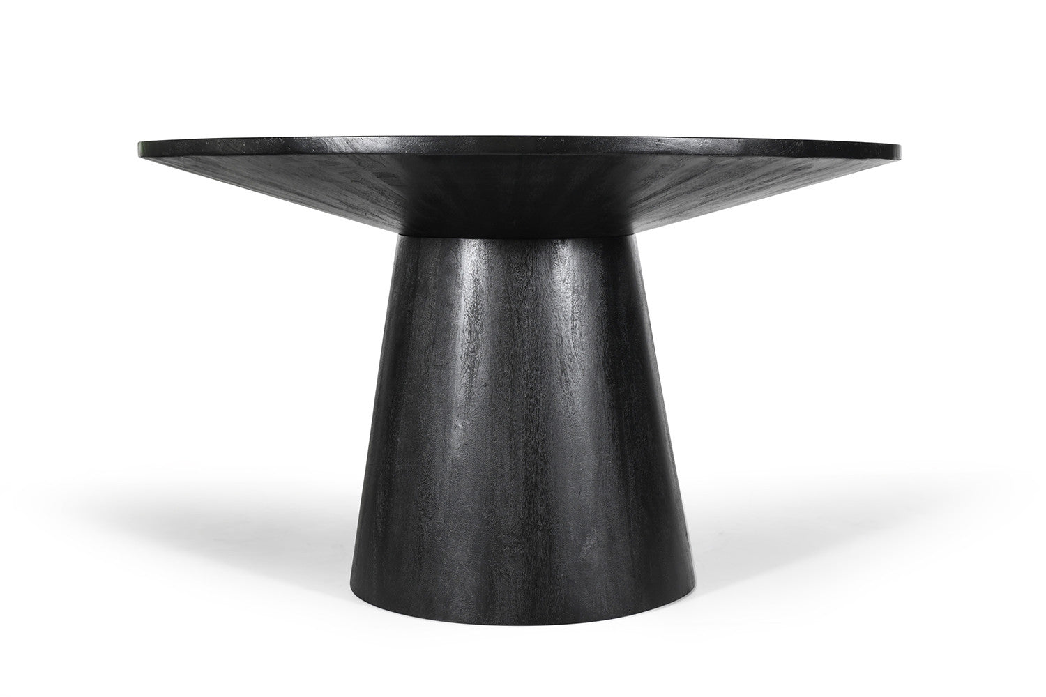 'Tommy' table 130 cm round mango wood black