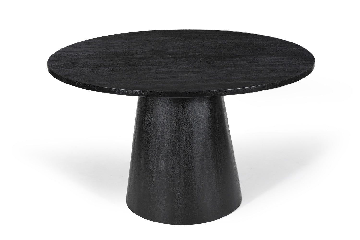 'Tommy' table 130 cm round mango wood black