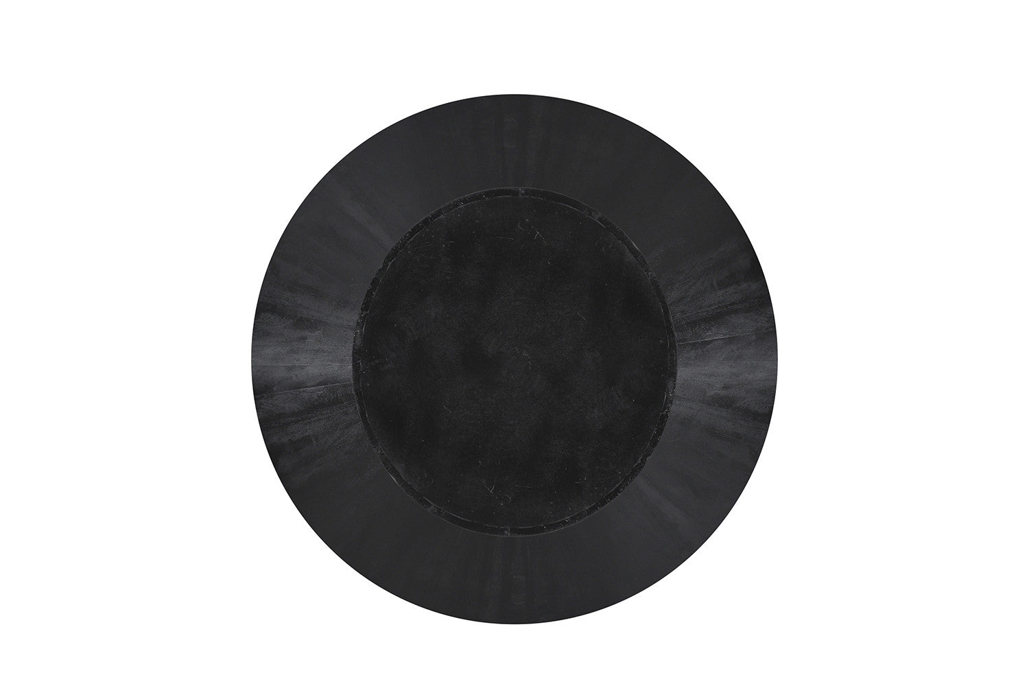 'Tommy' table 130 cm round mango wood black