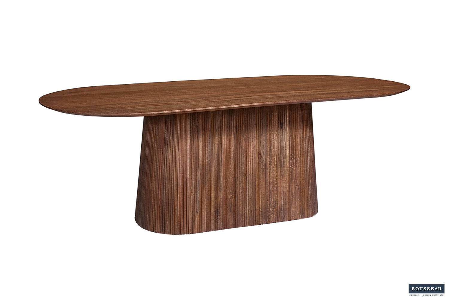 Table 'Miguel' 230 cm Oval Mango wood Light brown