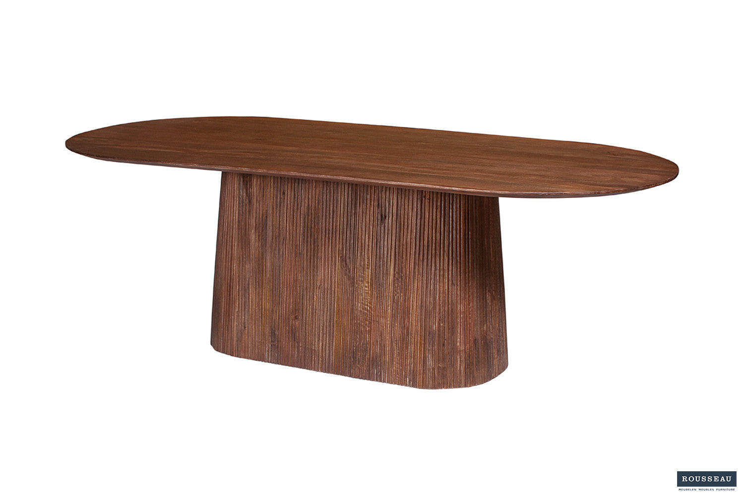 Table 'Miguel' 230 cm Oval Mango wood Light brown