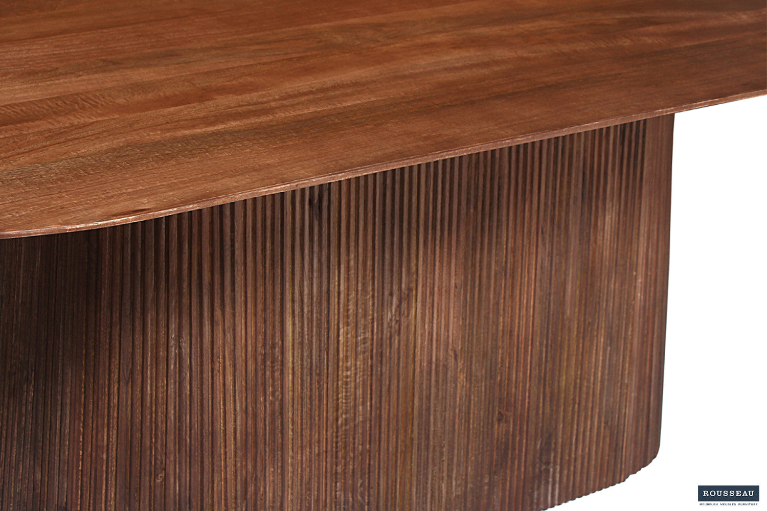 Table 'Miguel' 230 cm Oval Mango wood Light brown