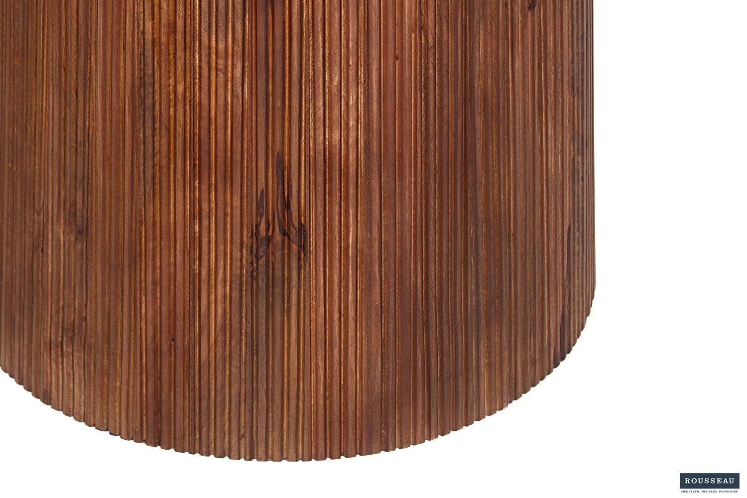 Table 'Miguel' 130 cm Round Mango wood Light brown