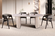 Table 'Lagos' 200 cm Oval Decor Travertine Beige
