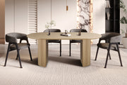 Table 'Lagos' 200 cm Oval Decor Oak Natural
