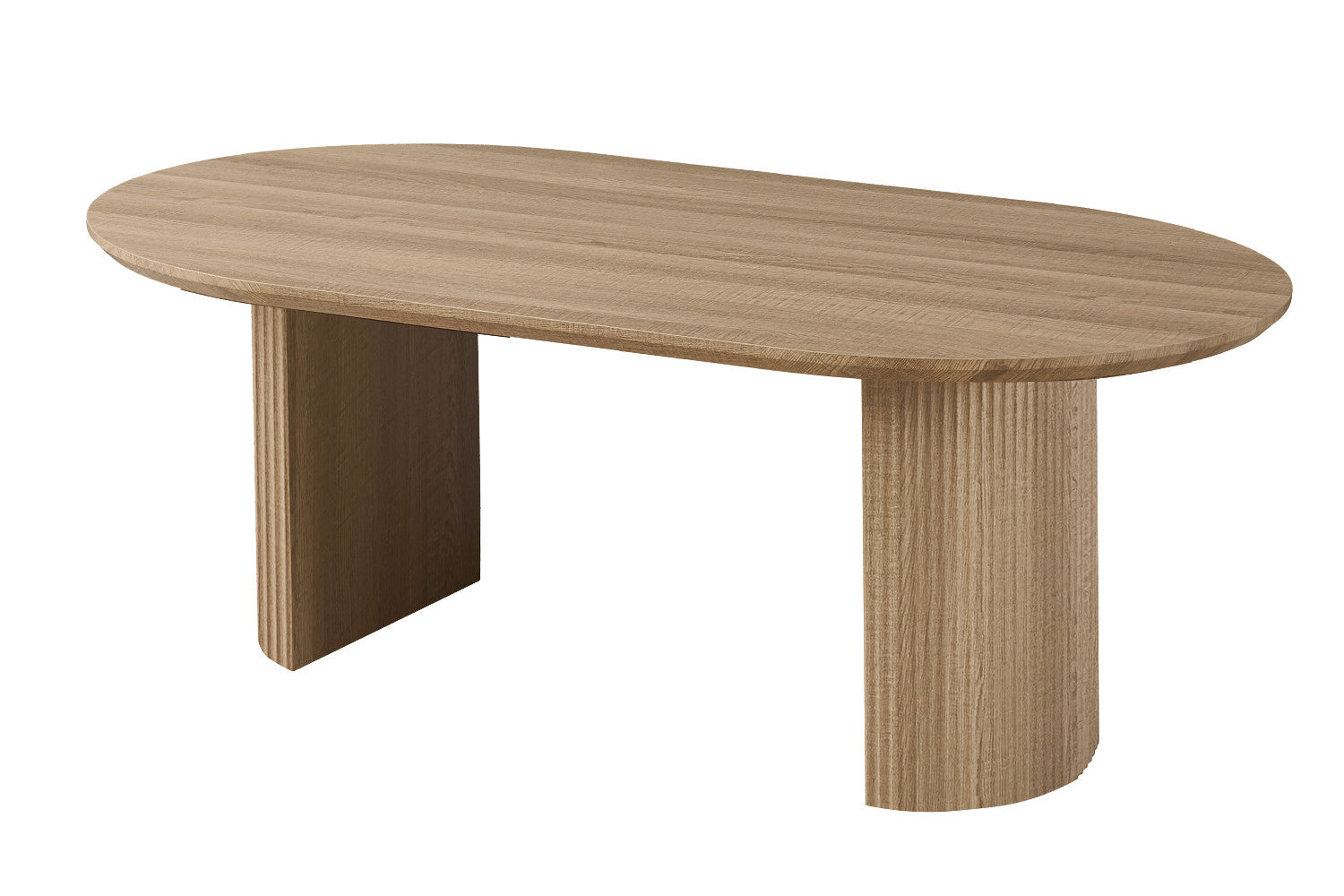 Table 'Lagos' 220 cm Oval Decor Oak Natural