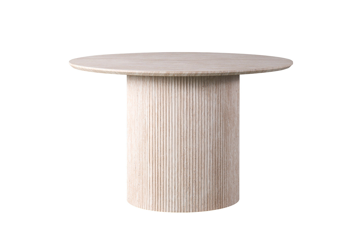 Table 'Lagos' 120 cm Round Decor Travertine Beige