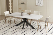 'Apollo' Table 180 cm Danish Oval Stone White