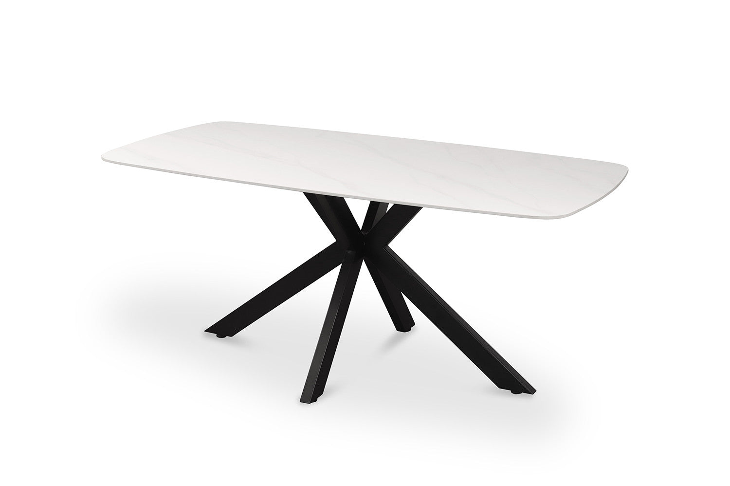 'Apollo' Table 180 cm Danish Oval Stone White