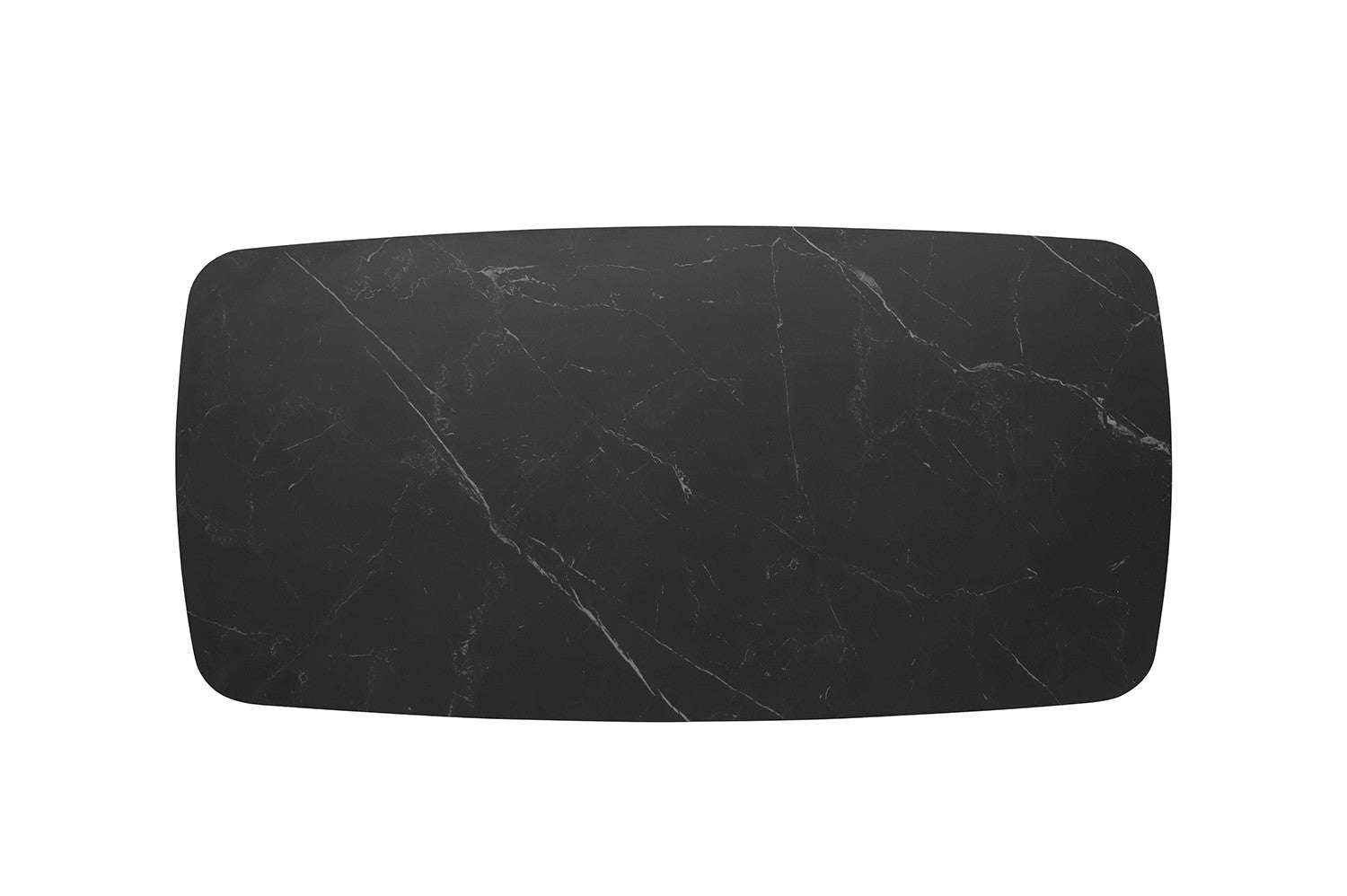 'Apollo' table 180 cm Danish oval stone black