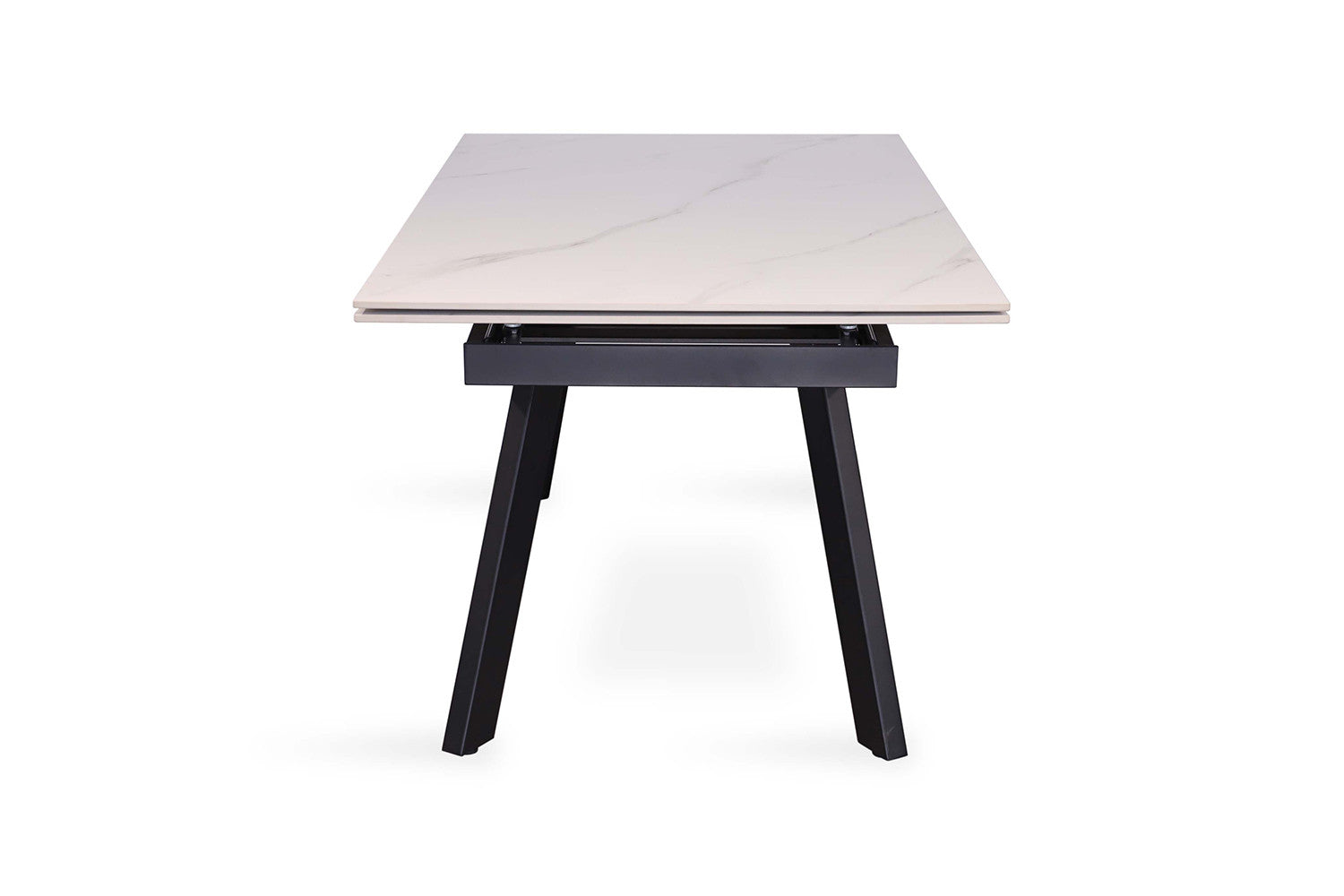 Extendable table 'Hera' 160-240 cm Rectangular Stone White