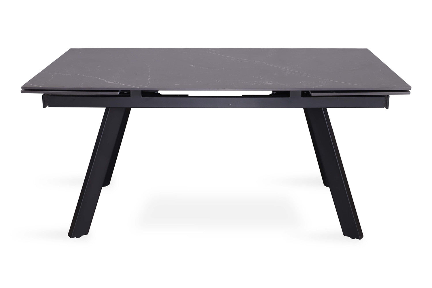 Extendable table 'Hera' 160-240 cm Rectangular Stone Black