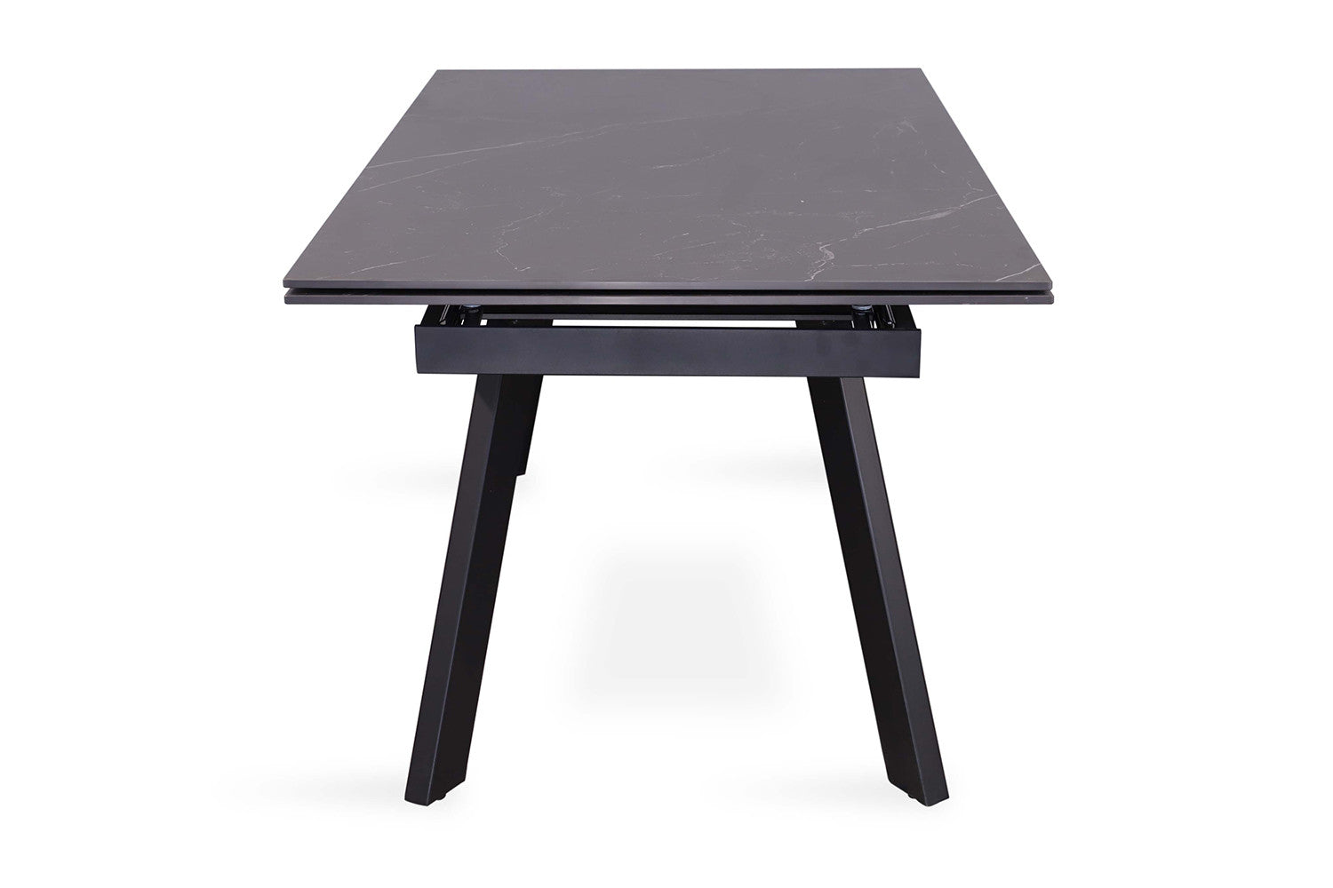 Extendable table 'Hera' 160-240 cm Rectangular Stone Black
