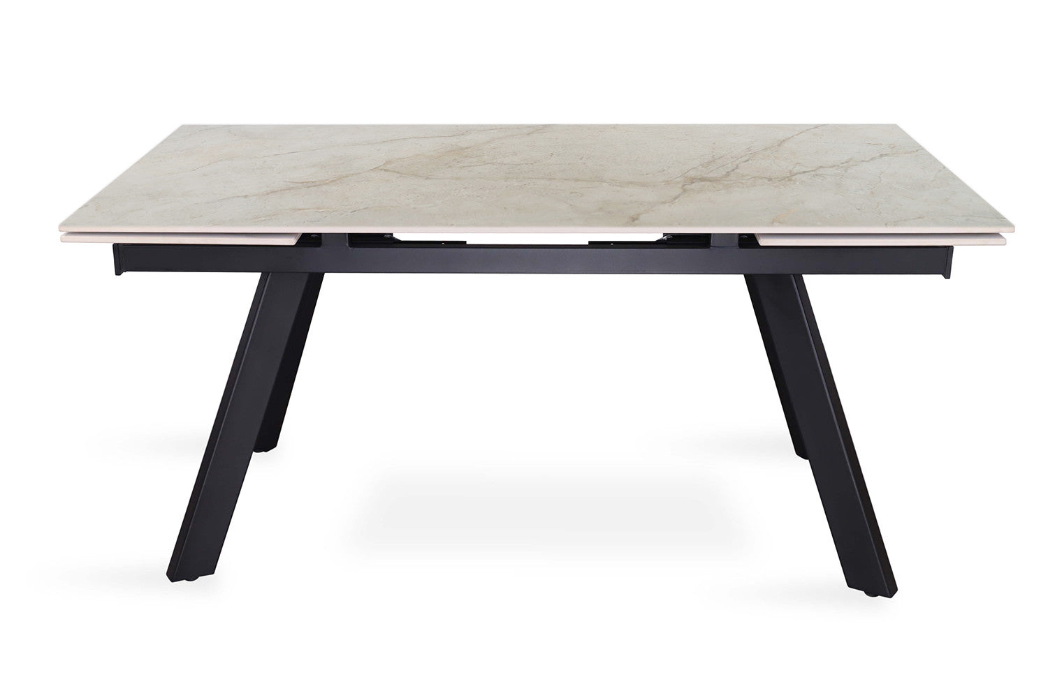 Extendable table 'Hera' 160-240 cm Rectangular Glossy Shakespear Beige