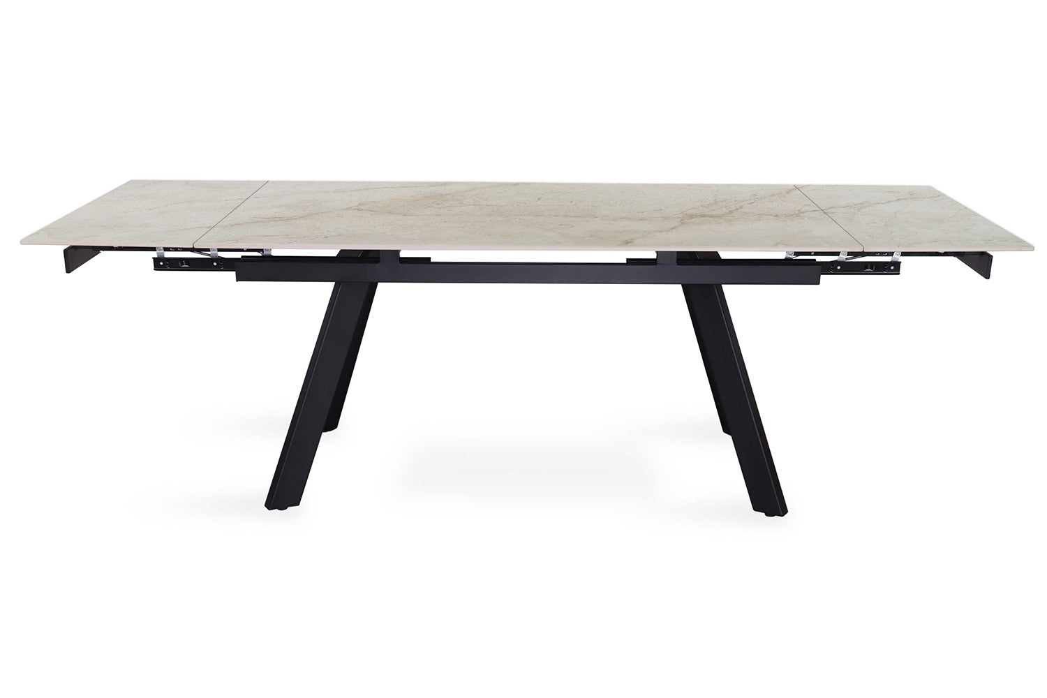 Extendable table 'Hera' 160-240 cm Rectangular Glossy Shakespear Beige