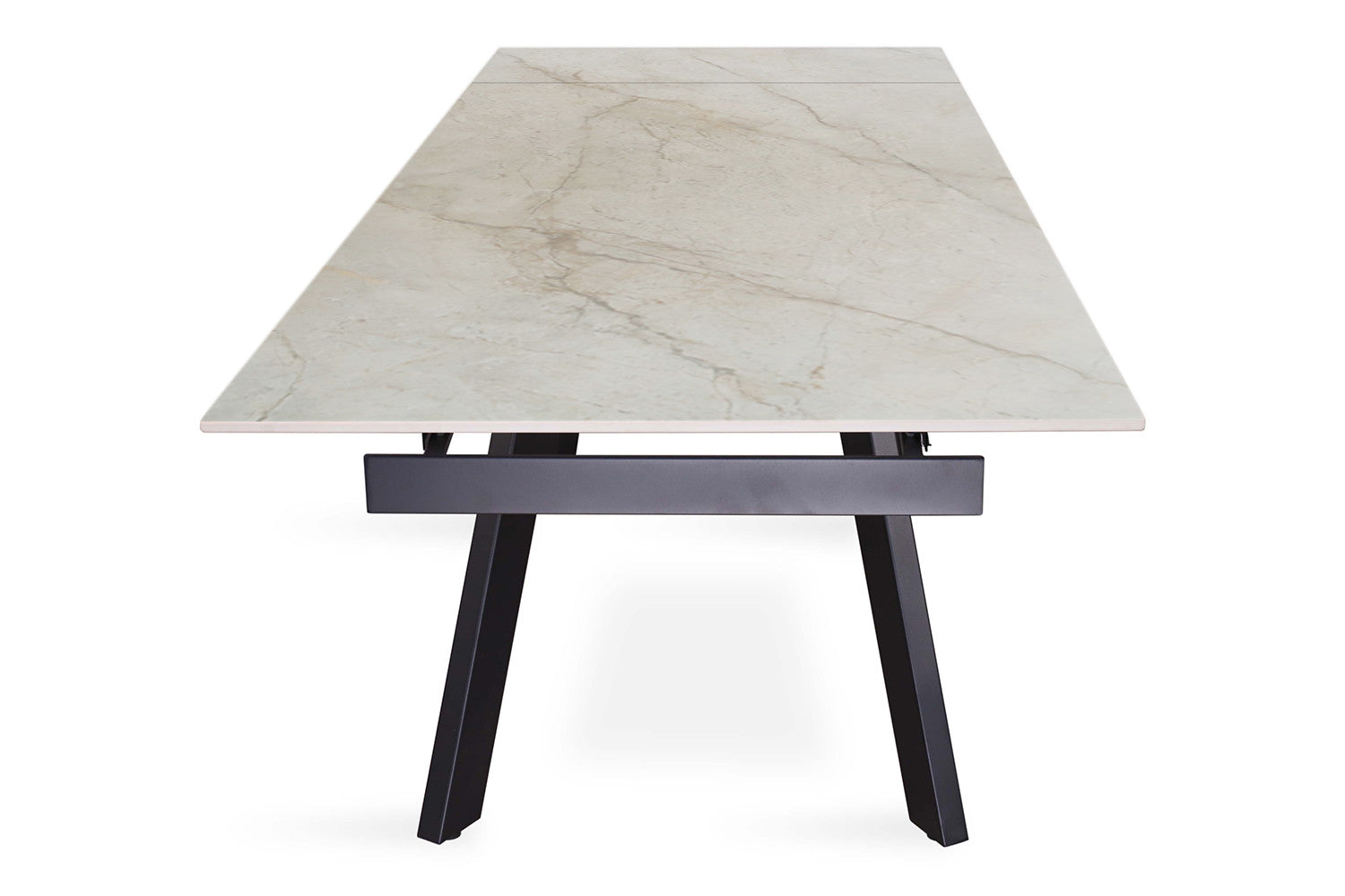 Extendable table 'Hera' 160-240 cm Rectangular Glossy Shakespear Beige