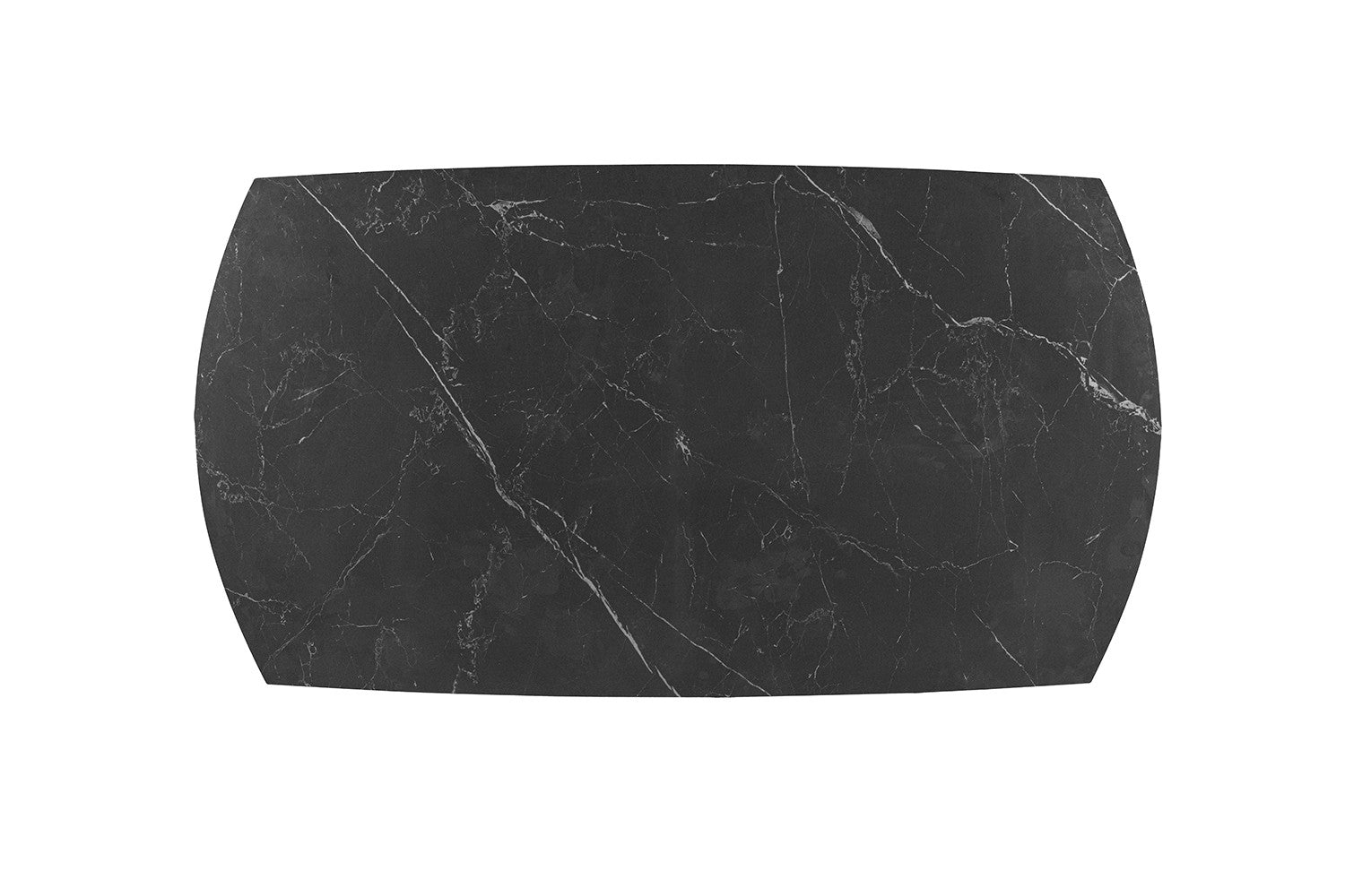 NEW - Extendable table 'Ares' 160-240 cm Danish Oval Stone Black