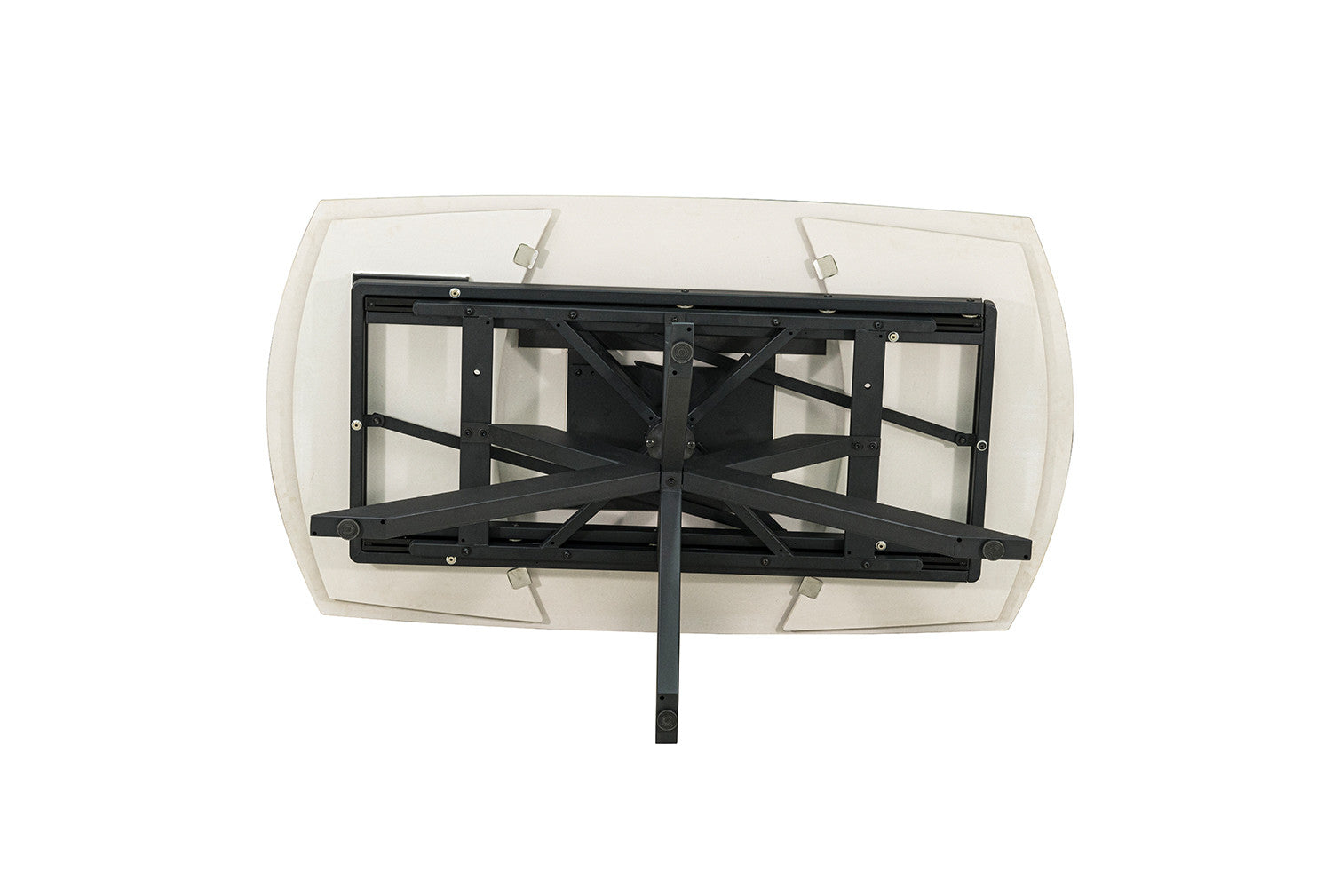 NEW - Extendable table 'Ares' 160-240 cm Danish Oval Glossy Stone Beige