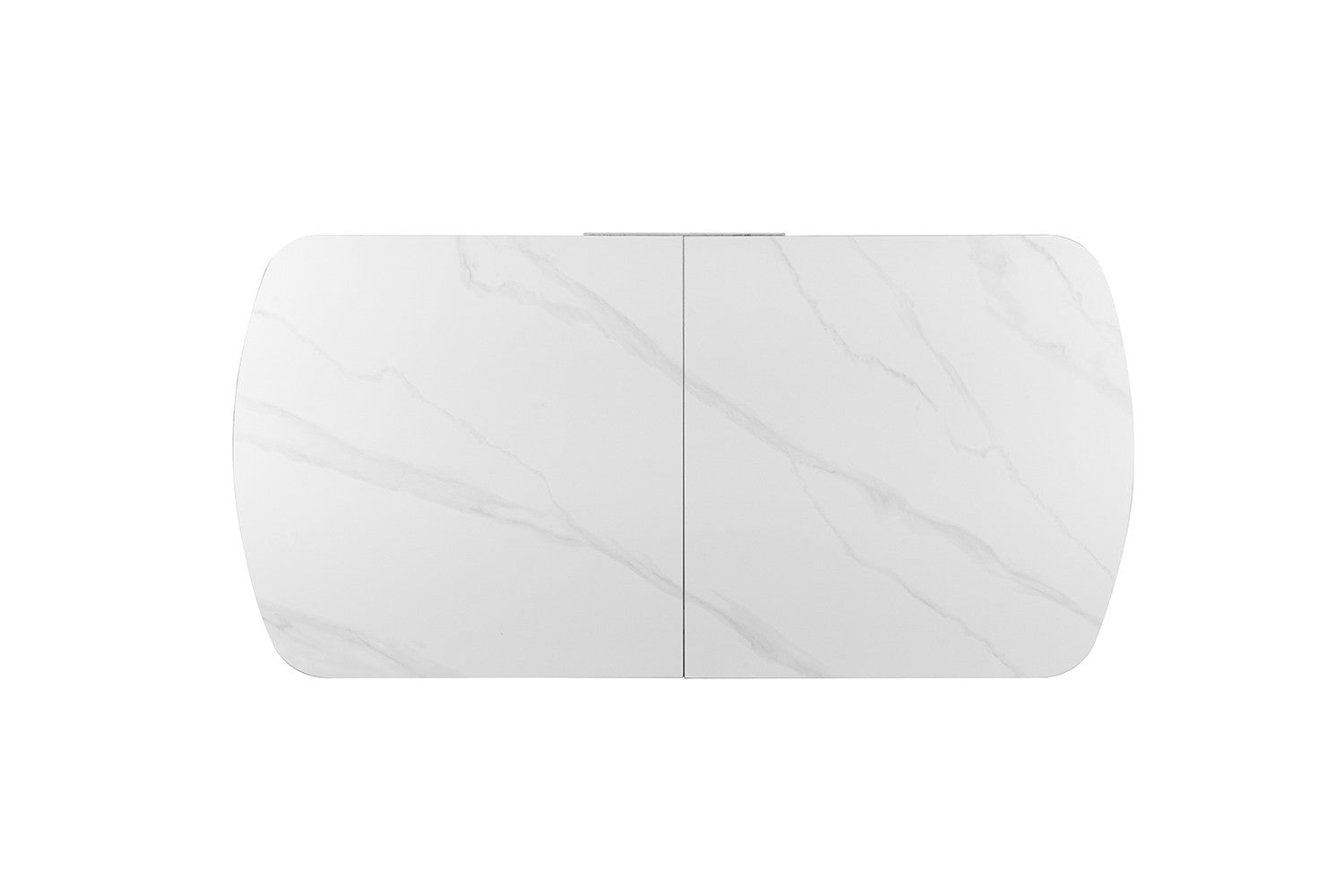 NEW - Extendable table 'Hestia' 180-220 cm Danish Oval Stone White
