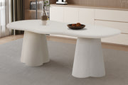Table 'Faro' 220 cm Organic Cement