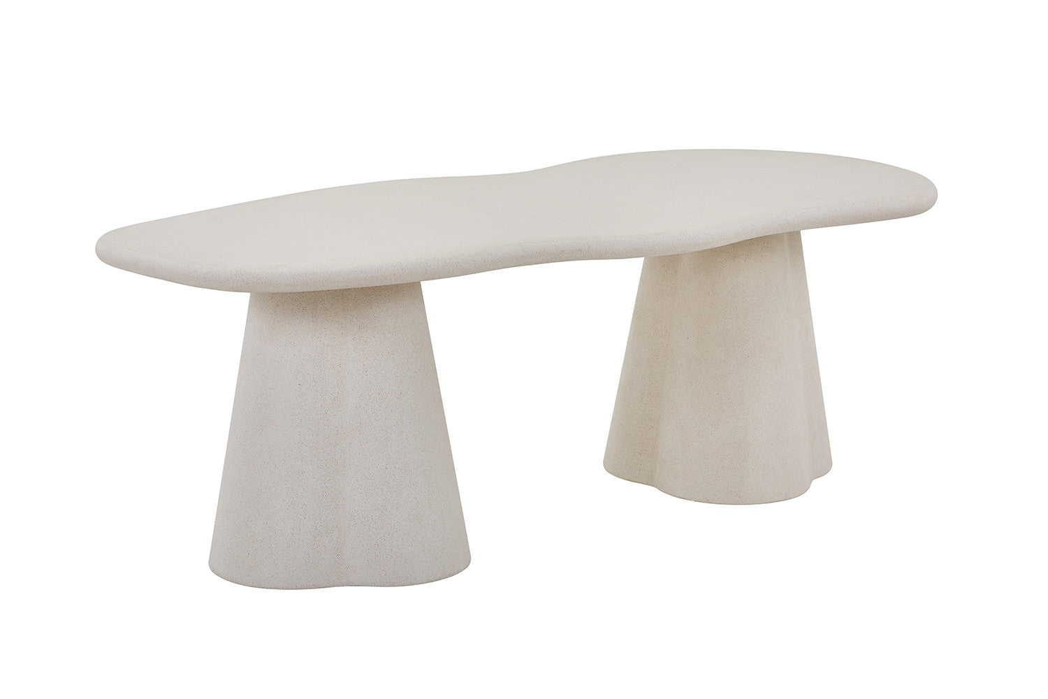 Table 'Faro' 220 cm Organic Cement
