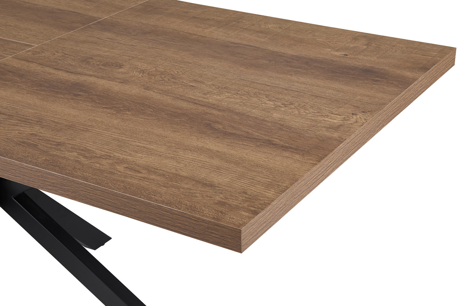 Extendable table 'Kos' 160-200 cm Dark brown