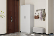 Shoe cabinet 'Mike' 2 doors White