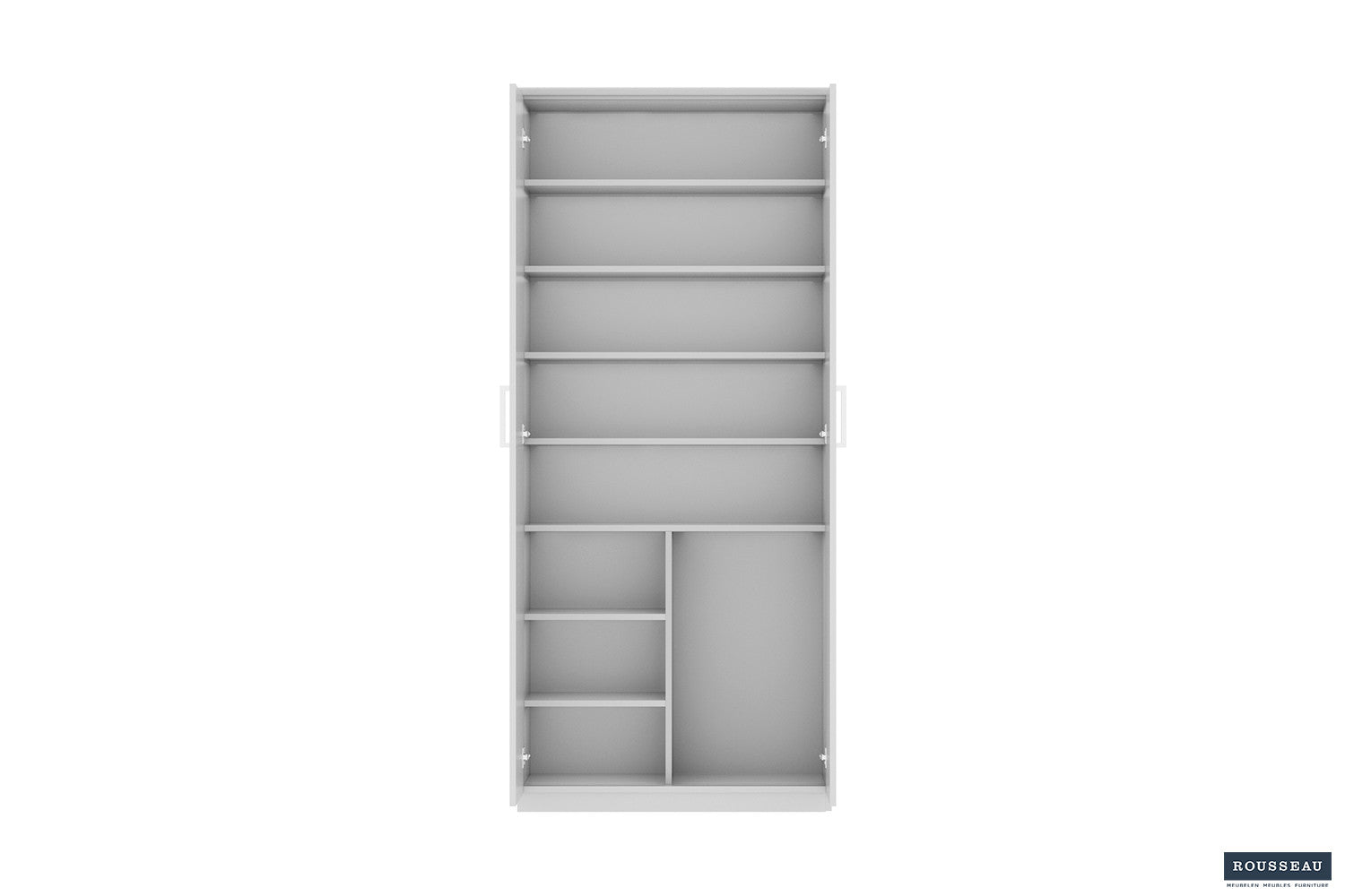 Shoe cabinet 'Mike' 2 doors White