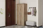 Shoe cabinet 'Mike' 2 doors Sonoma