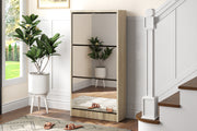 Shoe cabinet 'Mex' Mirror 3 drawers Decor Sonoma