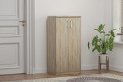 Shoe cabinet 'Maurice' 2 doors Decor Sonoma