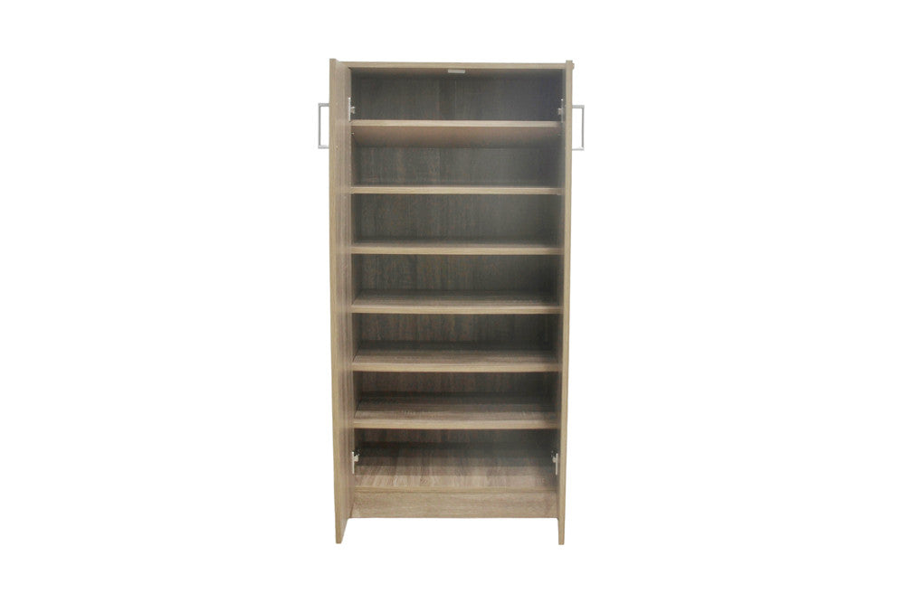 Shoe cabinet 'Maurice' 2 doors Decor Sonoma