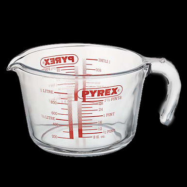 Pyrex Maatbeker 1 l Borosilicaat 1 stuk