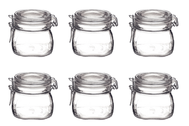 Rocco Bormioli Weckpot Fido 50 cl 6 stuks