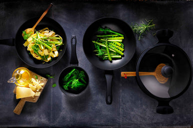 Mammoet Wok Vesuvio 28 cm Aluminium