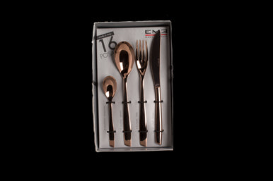 Eme Bestekset Eleven 18/10 16-delig Bruin 4-persoons
