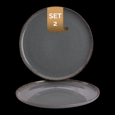 Palmer Bord Antigo 28 cm Porselein Blauw 2 stuks