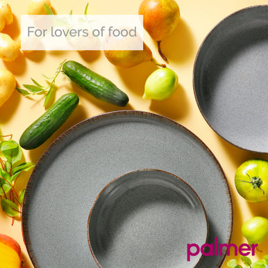 Palmer Bord Antigo 28 cm Porselein Blauw 2 stuks