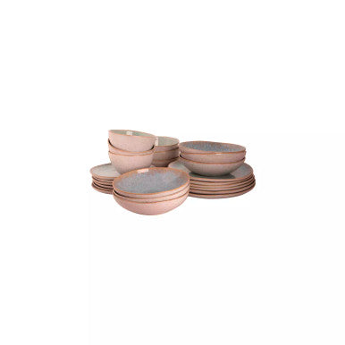 Palmer Serviesset Light Blue Sea Stoneware 6-persoons 24-delig Blauw
